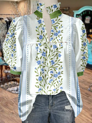 ✨Floral Print Puff Sleeve Blouse(Buy 2 Free Shipping)