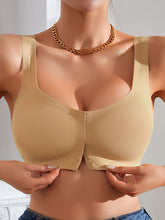 Sexy Front Closure Gathered Seamless U-Shape Beautiful Back Bra