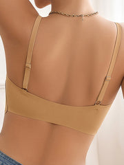 Seamless Wave-Edge Cool Feeling Quick-Dry Sexy Front-Closure Wireless Bra