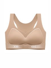 Gathering and Lifting Front Clasp Anti-Sag Sports Bra
