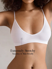Seamless Strapless Wire-Free Breathable Comfortable Back Bra