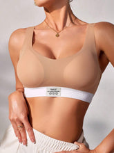 Yoga Women's Simple Color Block Comfortable Lingerie Bra