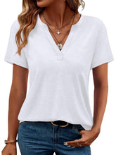 ✨Womens Short Sleeve V Neck Casual Loose Fit T-shirts (Buy 3 Free Shipping)