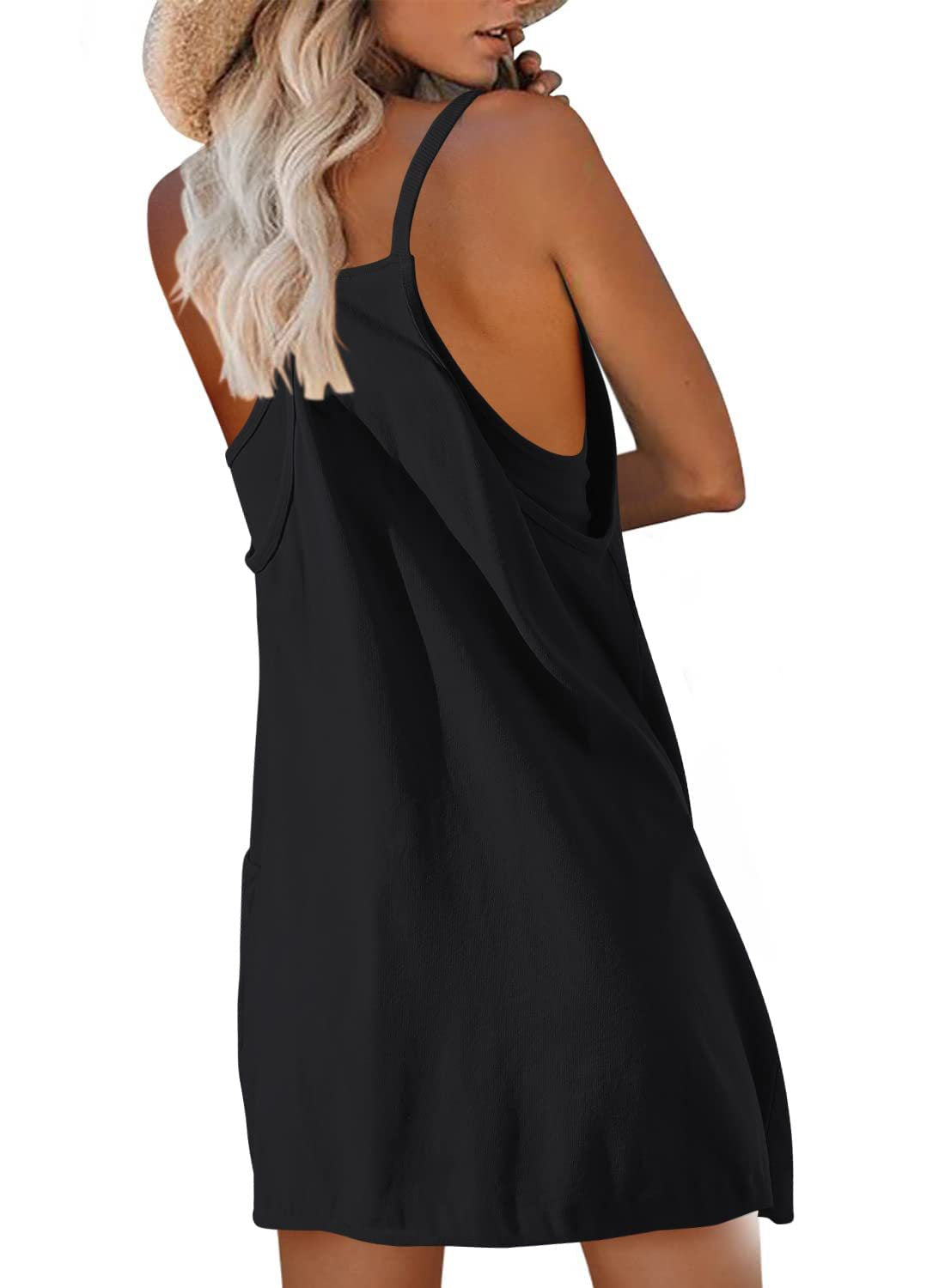 Summer Women's Camisole Top One-piece Shorts Jumpsuit Casual Set