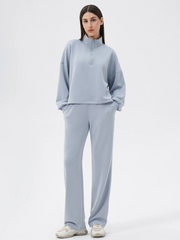 2025 Hot Sale Luxury Soft Modal and Zipup Sweatsuits