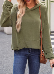 ✨Women's Ribbed Knit Pullover Hoodie (Buy 2 Free Shipping)