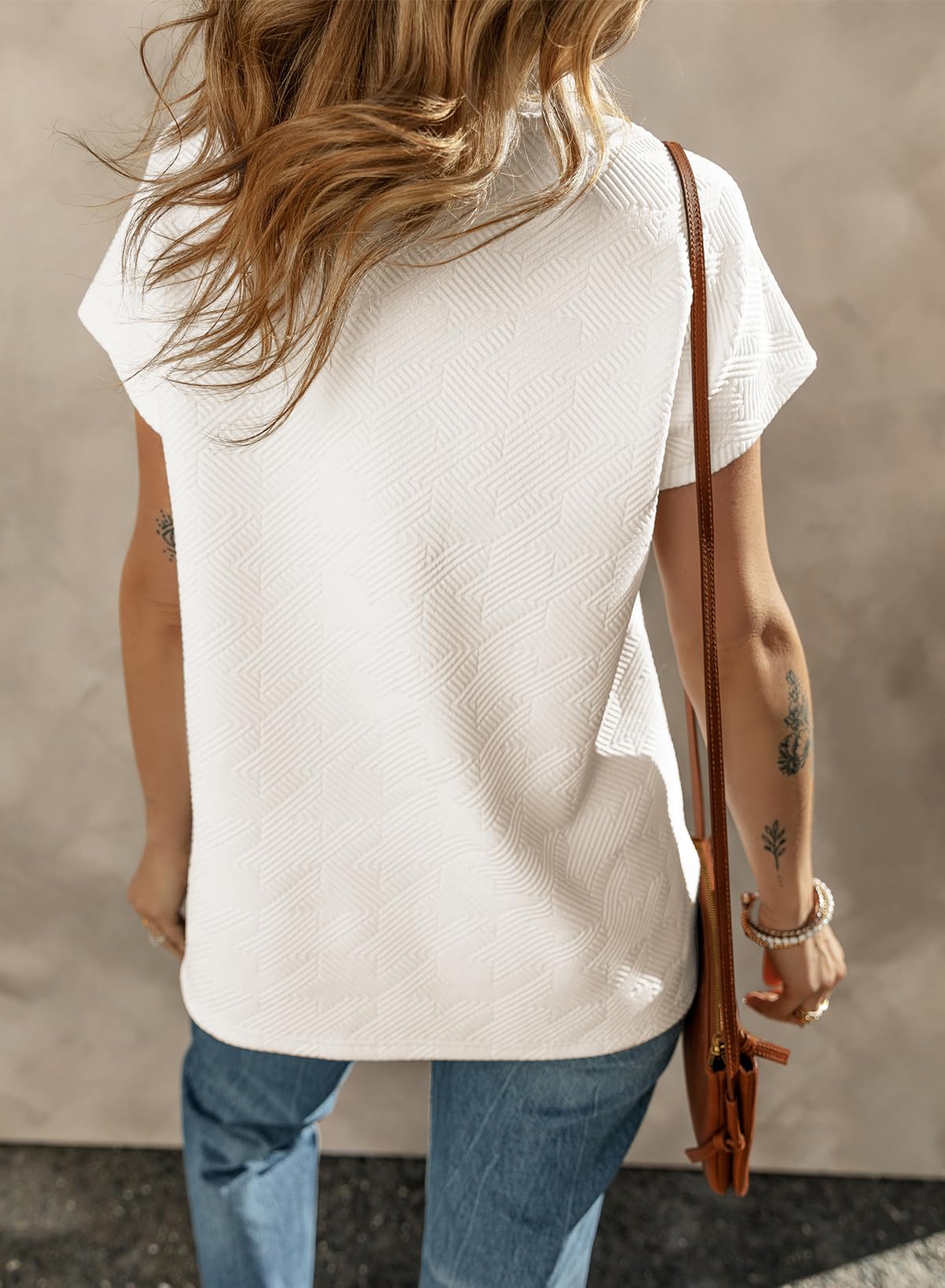 ✨ Women's Casual Collared V Neck Short Sleeve T Shirt(buy 2 free shipping)