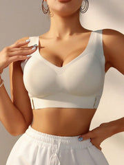 Women Seamless Breathable Comfortable Bra White