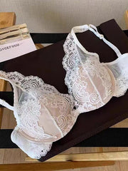 French Sexy Lace Top Support Pure Lust Beauty Back Bra Set