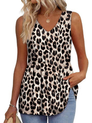 ✨Women Dressy Sleeveless V Neck Babydoll Tank Tops(Buy 3 Free Shipping)