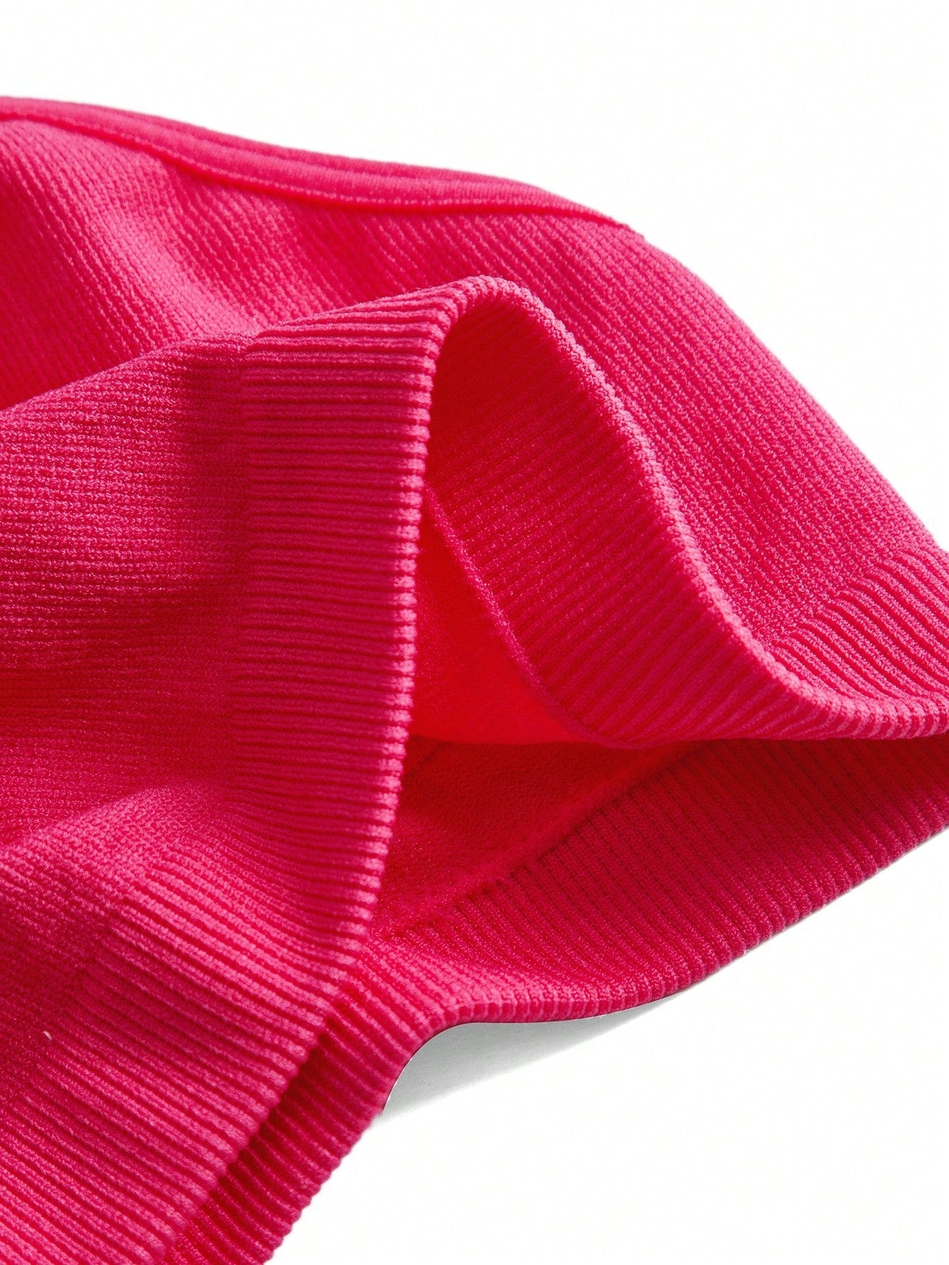 Seamless Strapless Wire-Free Breathable Comfortable Back Bra VioletRed