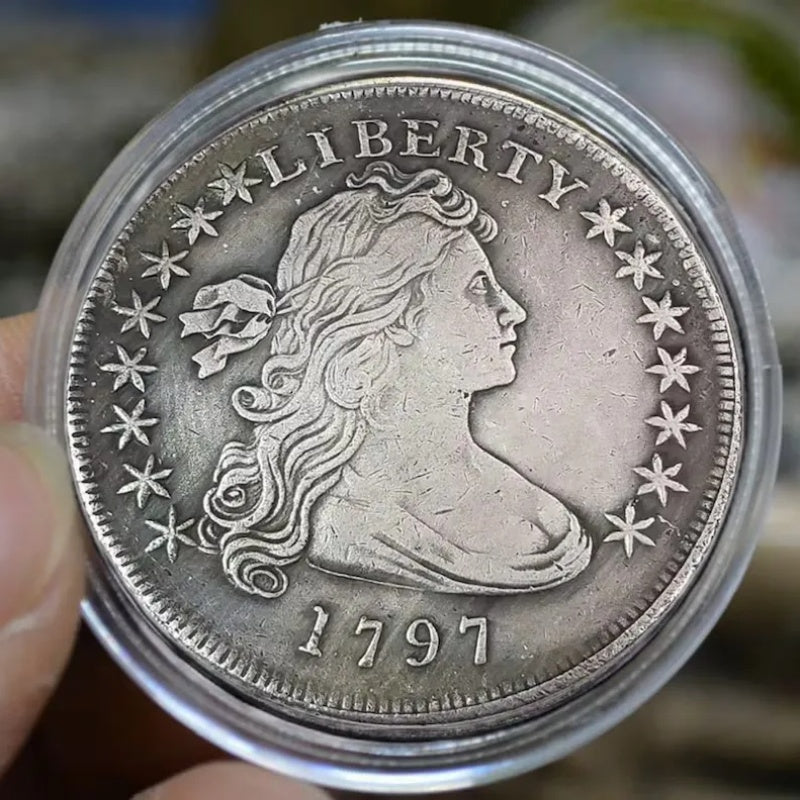 💴Last 12 Sets!!! The Complete Set Of 1794-1804 Liberty Flowing Hair Silver Dollar(11Pcs)