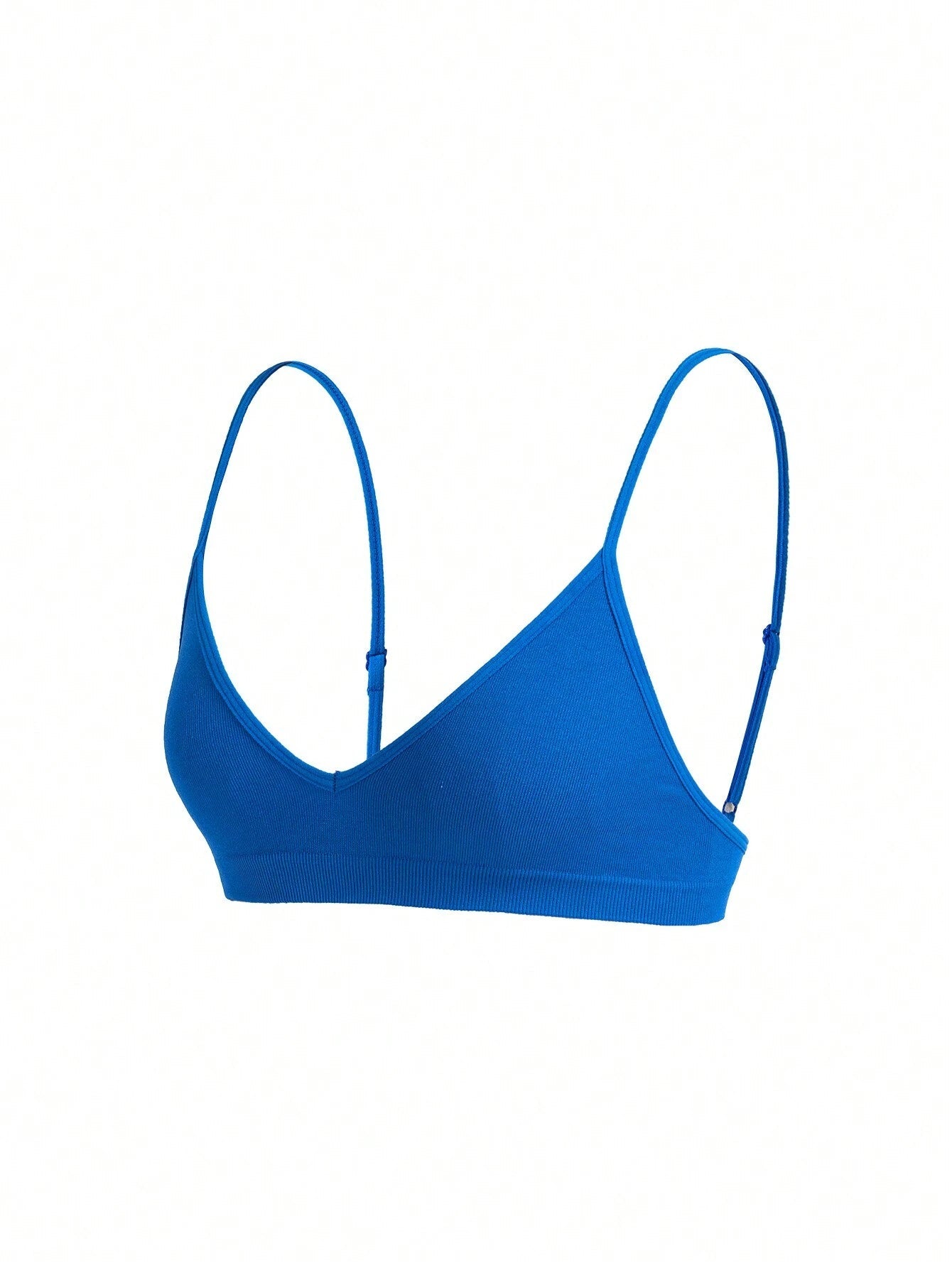 Seamless Strapless Wire-Free Breathable Comfortable Back Bra Blue