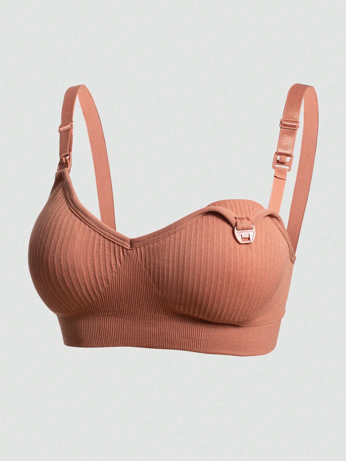 Maternity Nursing Nylon Non-Steel Ring Front Clasp Bra