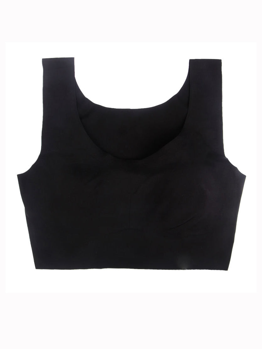 Fat and large non-steel ring one-piece sports undershirt bra