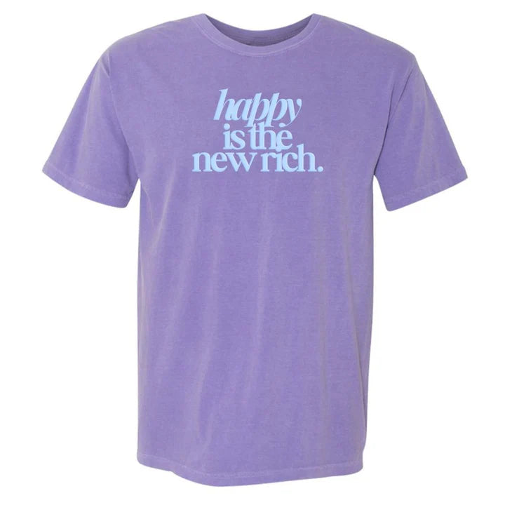 ✨Happy Is The New Rich' T-Shirt (BUY 2 FREE SHIPPING)