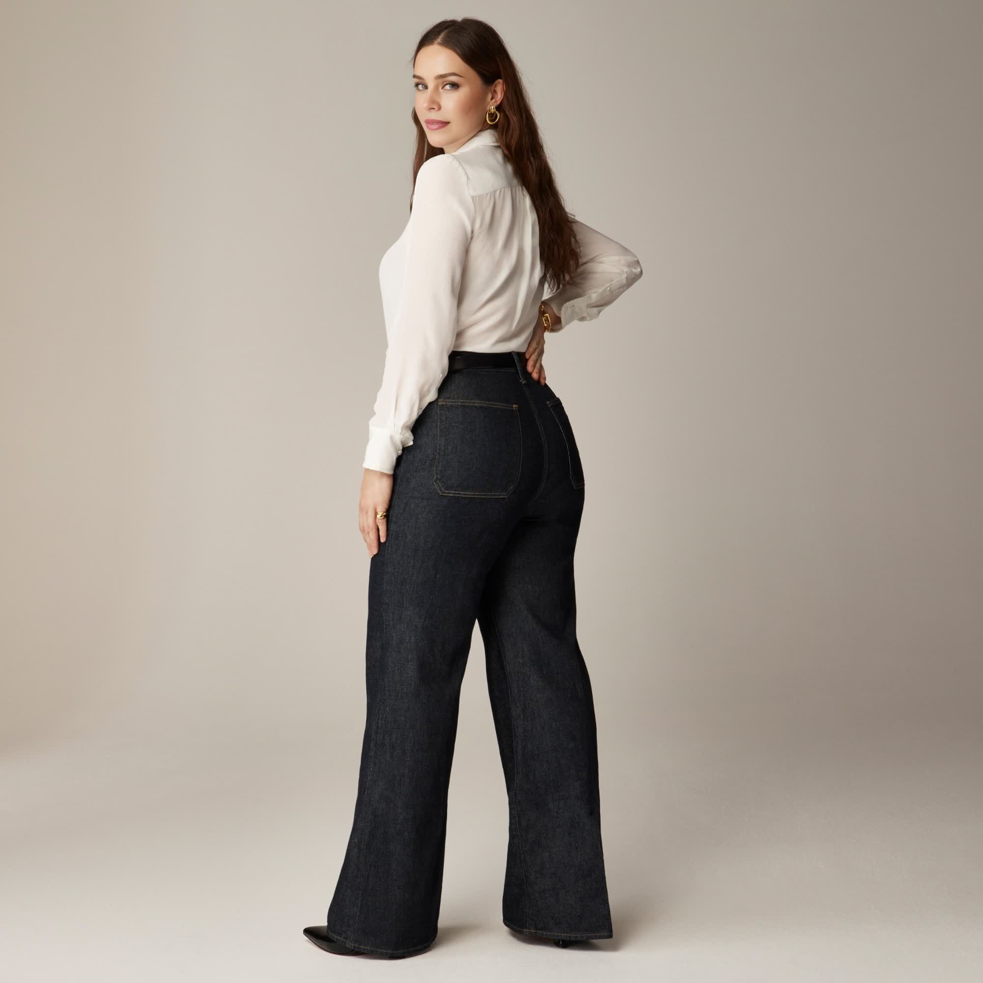 Tummy Control Sailor Wide Leg Trouser (Buy 2 Free Shipping)