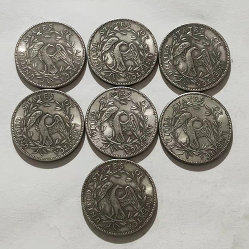 💴Last 12 Sets!!! The Complete Set Of 1794-1804 Liberty Flowing Hair Silver Dollar(11Pcs)