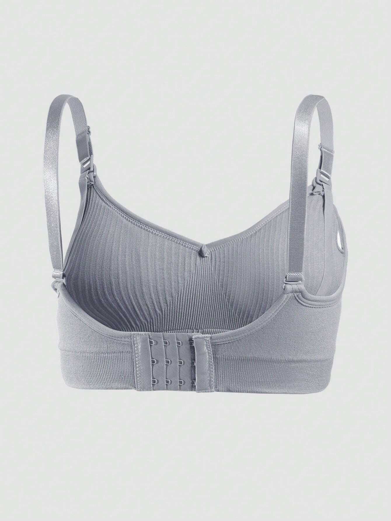 Maternity Nursing Nylon Non-Steel Ring Front Clasp Bra