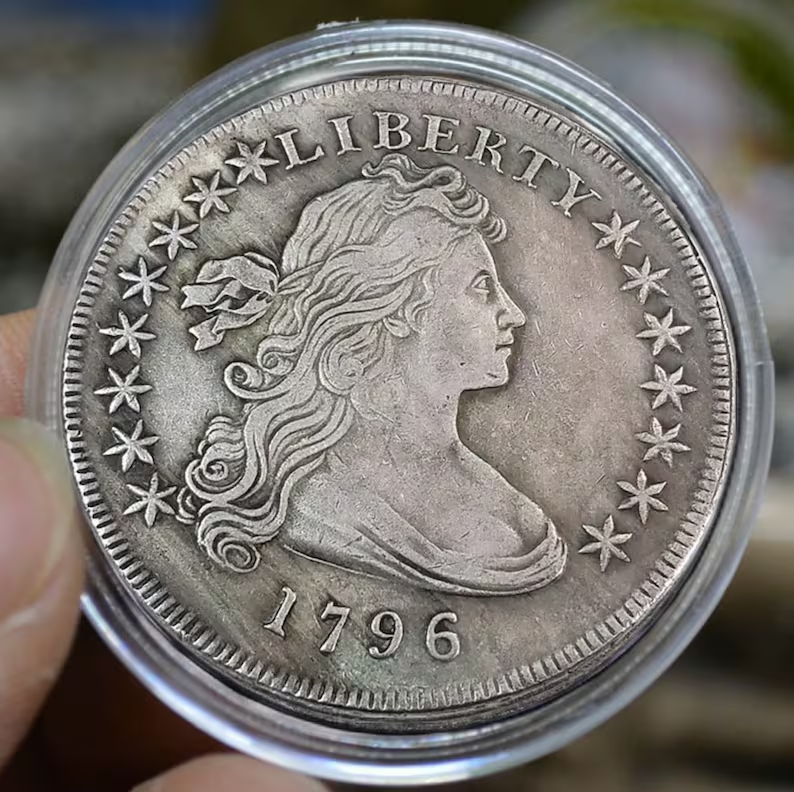 🔥 Limited Stock The Complete Set Of 1794-1804 Liberty Flowing Hair Silver Dollar(11Pcs)