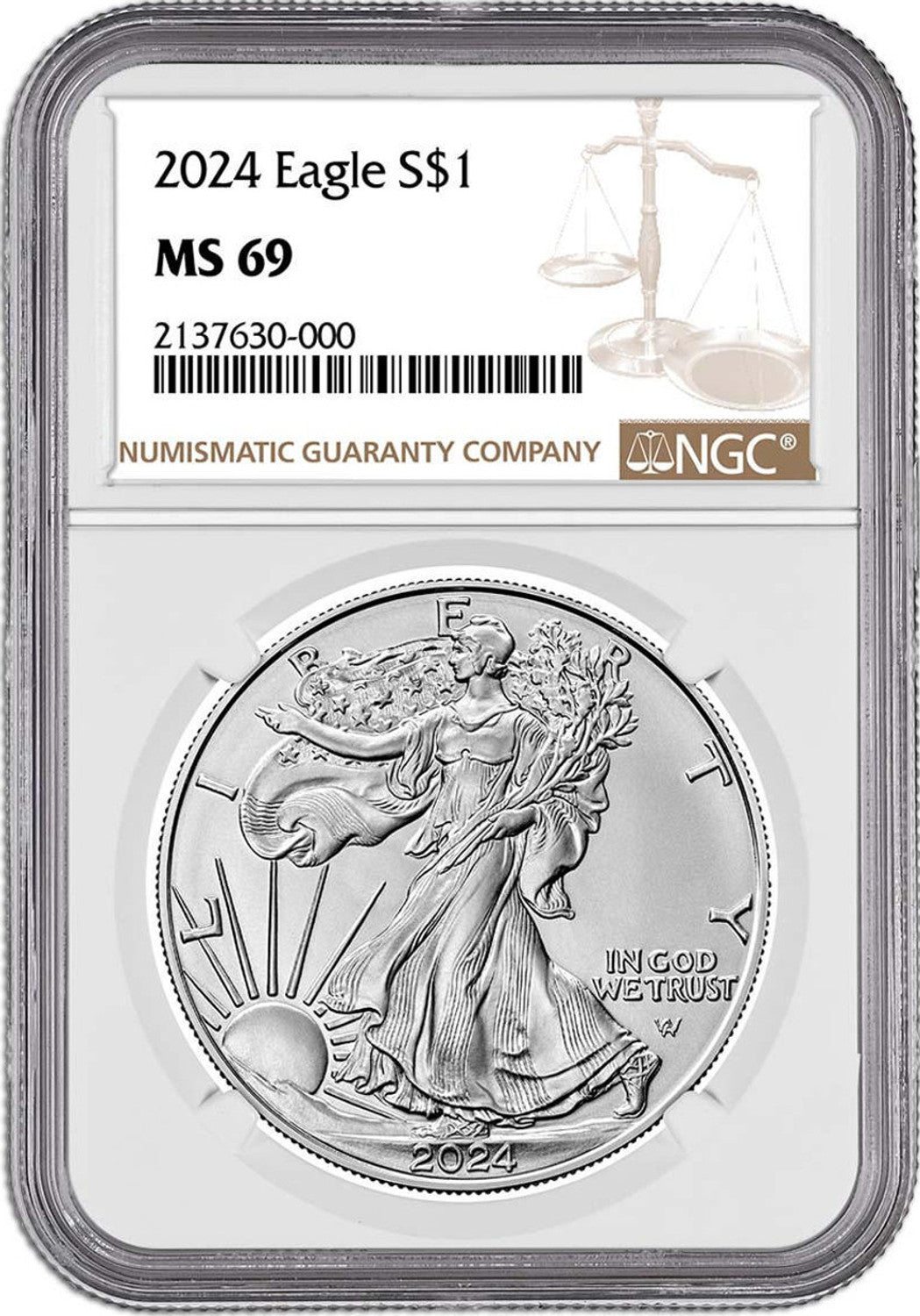 🪙1986-2024 American Silver Eagle 39-pc Set NGC MS69