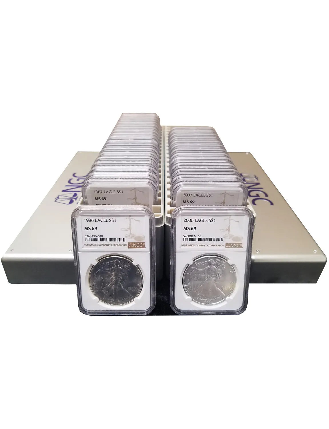 🔥LIMITED OFFER  🤩1986-2024 American Silver Eagle 39-pc Set NGC