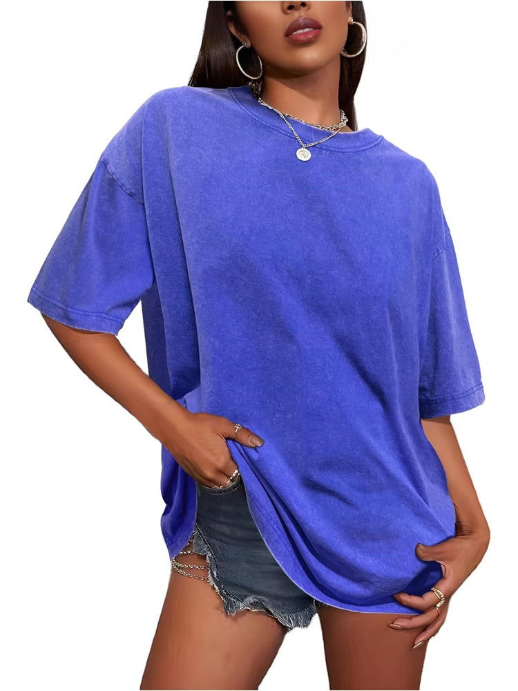 ✨Women's Vintage Baggy Grunge Wash Cotton Tees (BUY 3 FREE SHIPPING )