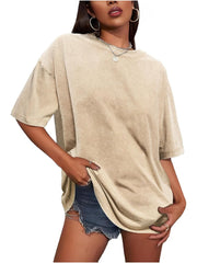 ✨Women's Vintage Baggy Grunge Wash Cotton Tees (BUY 3 FREE SHIPPING )