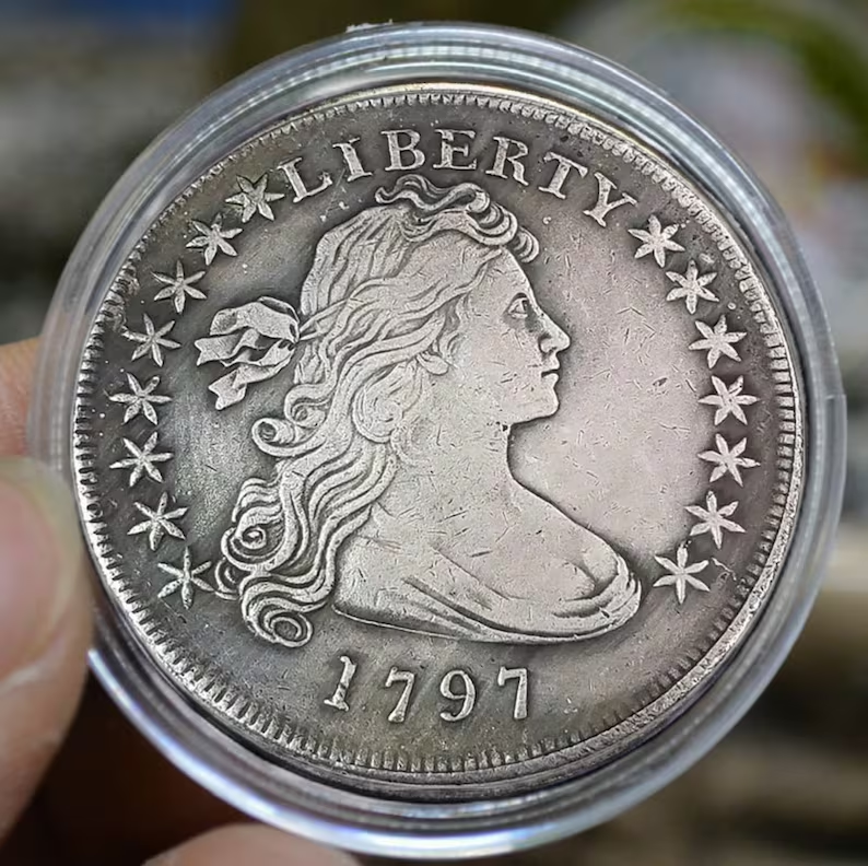 🔥 Limited Stock The Complete Set Of 1794-1804 Liberty Flowing Hair Silver Dollar(11Pcs)
