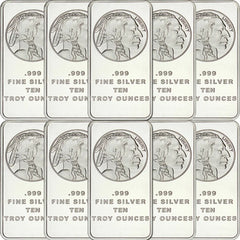 Last Day Flash Sale!🔥Buffalo Silver Bar | Silvertowne Mint 999 Silver Bar