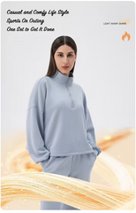 2025 Hot Sale Luxury Soft Modal and Zipup Sweatsuits