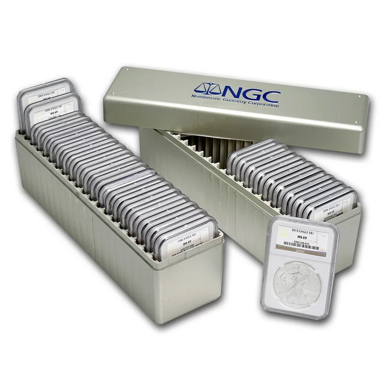 ⏰Limited TIme 1986-2024 American Silver Eagle 39-pc Set NGC MS69