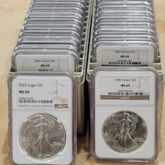 ⏰Last Day Sale -70% OFF🪙1986 - 2024 American Silver Eagles(39Pcs)