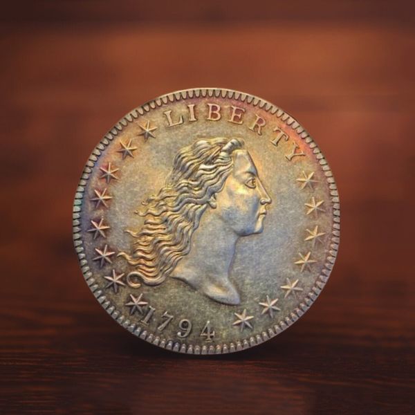 💴Last 12 Sets!!! The Complete Set Of 1794-1804 Liberty Flowing Hair Silver Dollar(11Pcs)