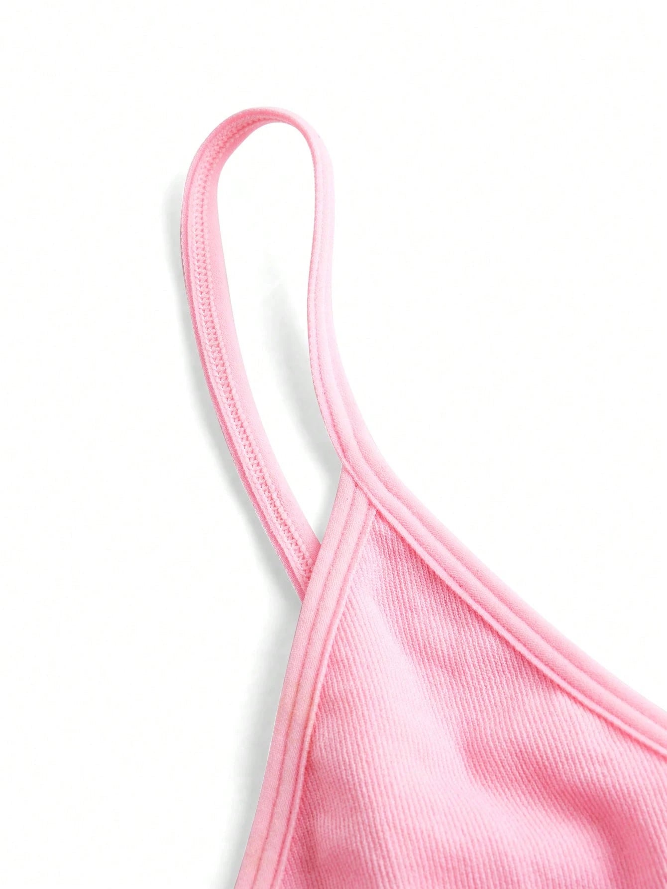 Seamless Strapless Wire-Free Breathable Comfortable Back Bra Pink