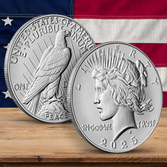 Peace Silver Dollar Coins Selected Years Partially Uncirculated