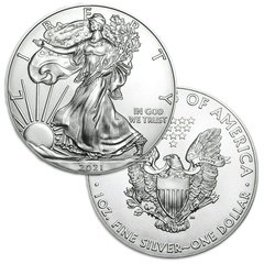 2021 1 oz American Silver Eagle BU (Today is only USD19.99)