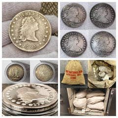 💴Last 12 Sets!!! The Complete Set Of 1794-1804 Liberty Flowing Hair Silver Dollar(11Pcs)
