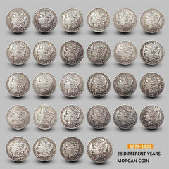 ⏰Sold out soon [Complete Set]1878-1921 Morgan Silver Dollar 28PCS
