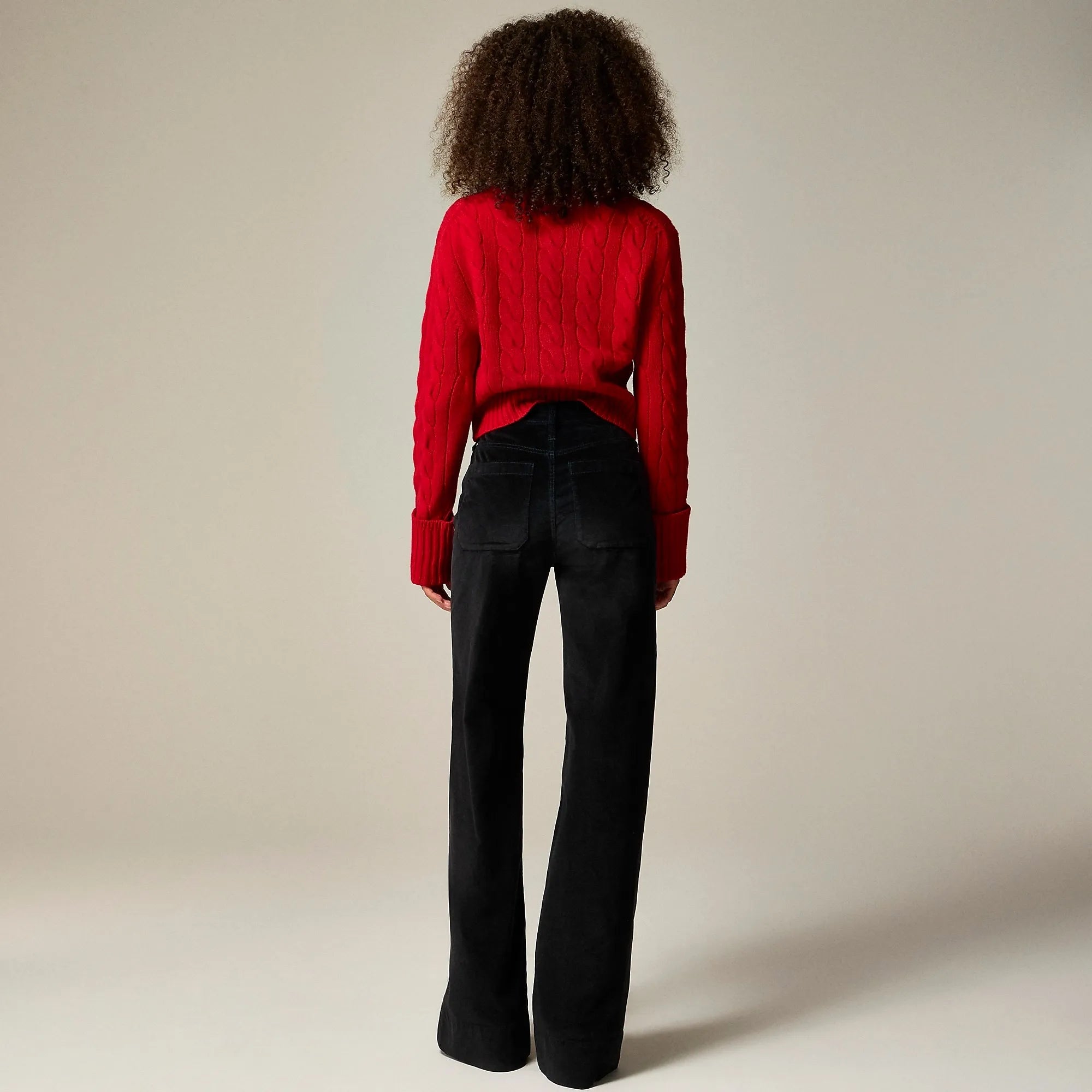 Tummy Control Sailor Wide Leg Trouser (Buy 2 Free Shipping)