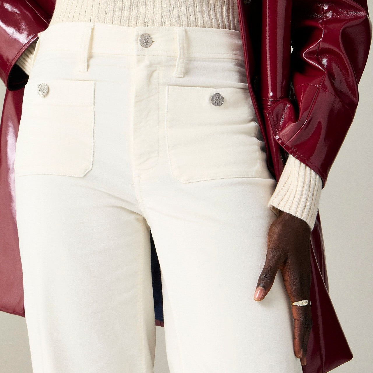 Tummy Control Sailor Wide Leg Trouser (Buy 2 Free Shipping)