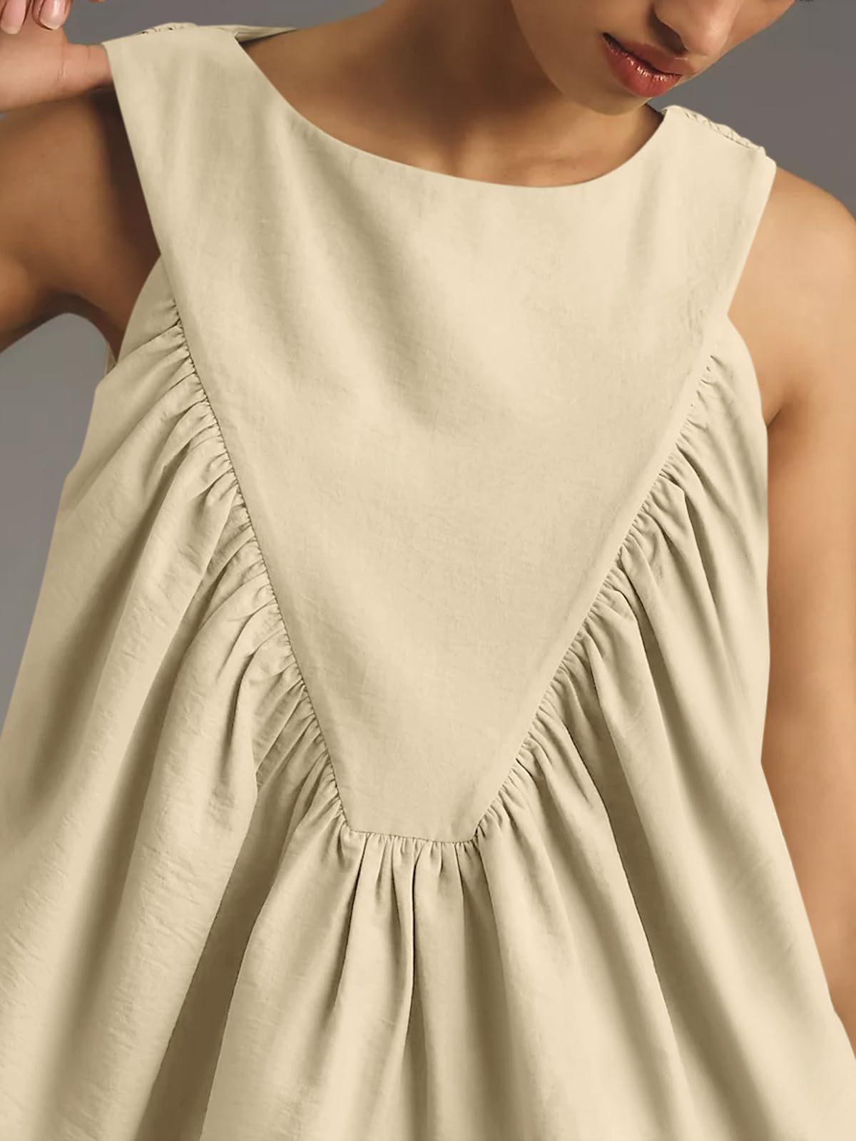✨Womens Peplum Babydoll Tank Tops Summer Sleeveless Loose T Shirts (Buy 2 Free Shipping!!!)