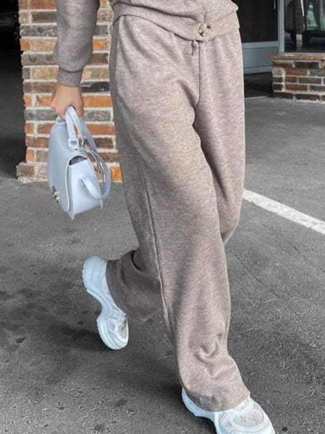 2025 Clearance Sale🔥 Full Size Button Up Long Sleeve Top and Pants Set