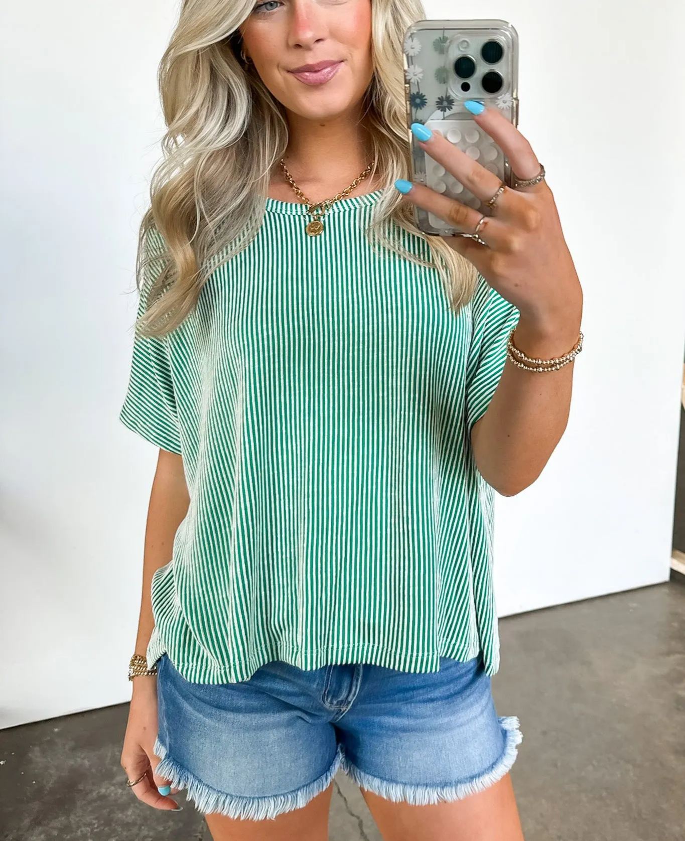 Hot Sale Two Tone Rib Knit Oversized Top(Buy 3 Free Shipping)