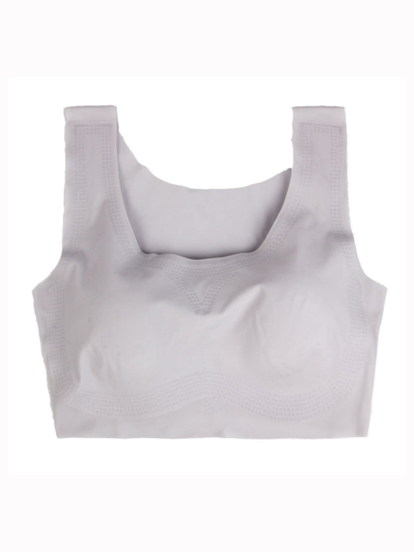 Fat and large non-steel ring one-piece sports undershirt bra