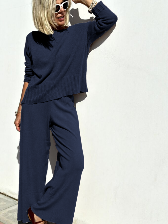 2025 Hot Sale Soft Cashmere Casual Sweater Suit